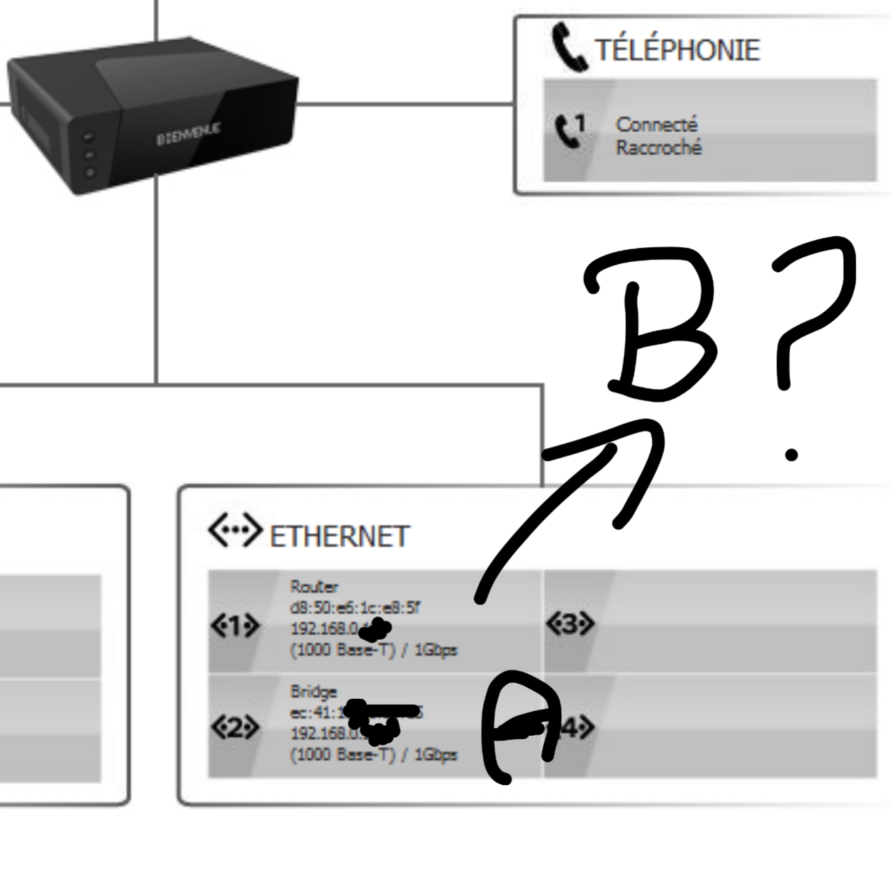 Aide ou Confirmation pour configuration d'un route... La Communauté SFR