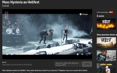 Mass Hysteria sur la scène du Hellfest, à voir sur Arte Live Concert