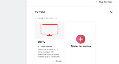 option SFR TV 