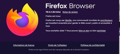 version firefox