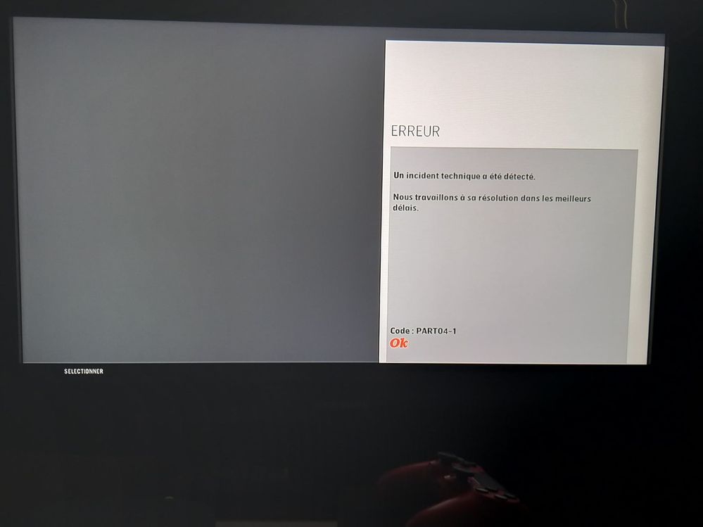 MYTF1 UN PROBL ME TECHNIQUE EST SURVENU visual data 7