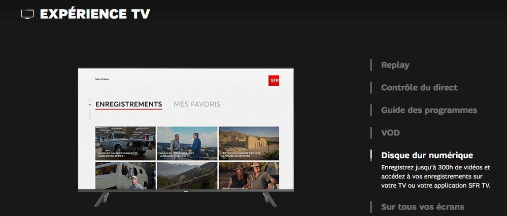 SFR  Capture  d'écran expérience TV.JPG