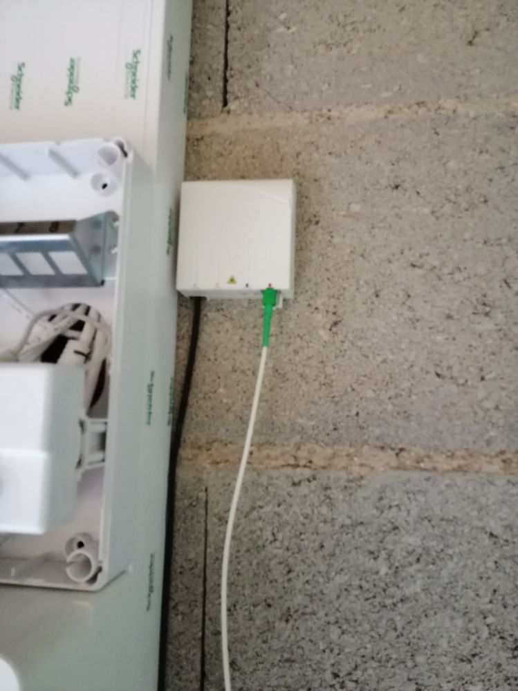 Arrivée de la fibre