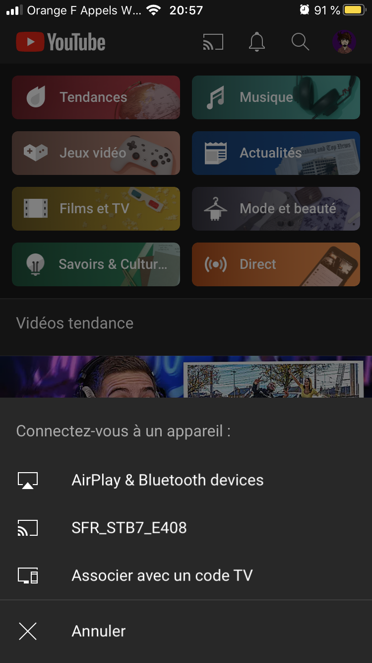 Résolu Impossible de caster YouTube sur box STB7 La Communauté SFR
