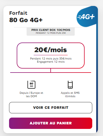 Résolu : Forfait téléphonique au prix client box - La Communauté SFR