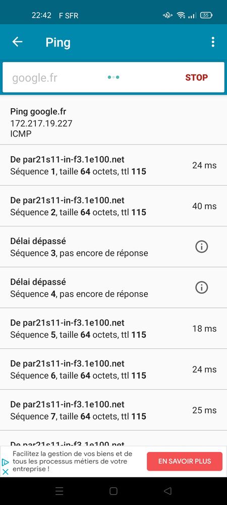 depuis mon téléphone (donc non cela ne vient pas de mon pc monsoieur le conseiller que j'ai eu au téléphone :))