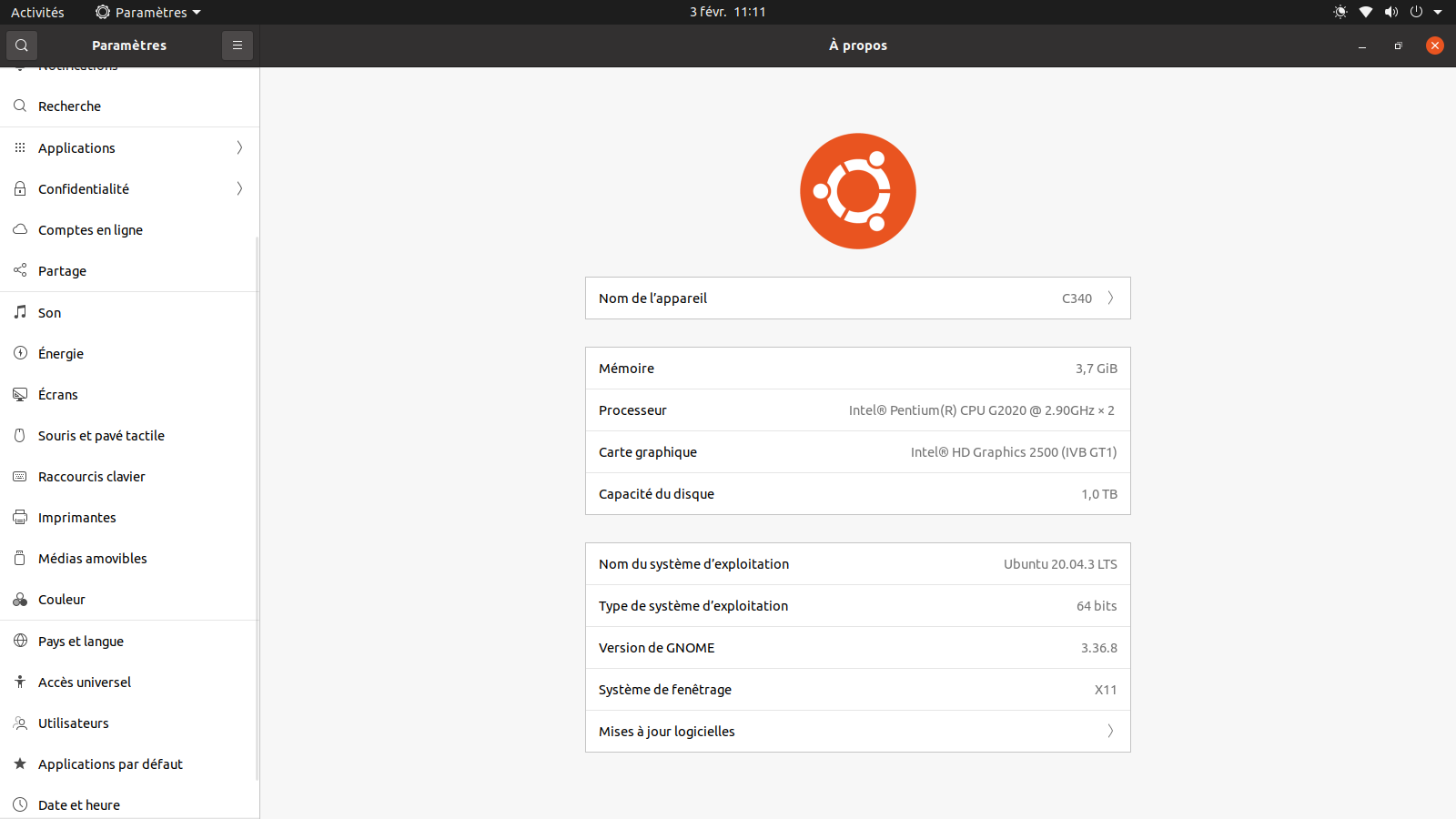 Résolu Paramètres d'affichage non pris en compte. La Communauté SFR