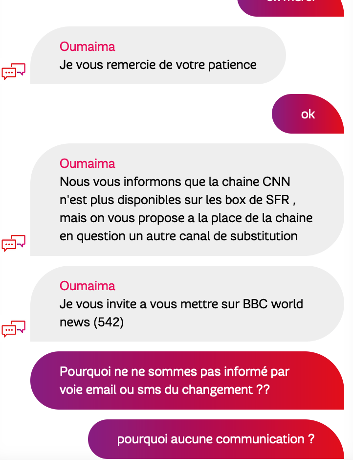 Aprés 1H00 d'attente!