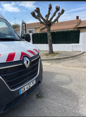 en 2 h  devant la maison