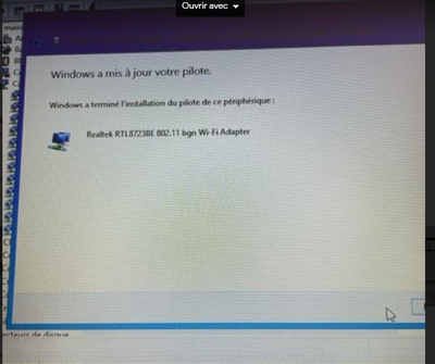 mise à  jour  éffectuée