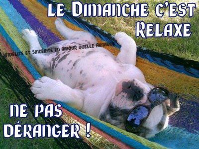 Relax    Bon dimanche