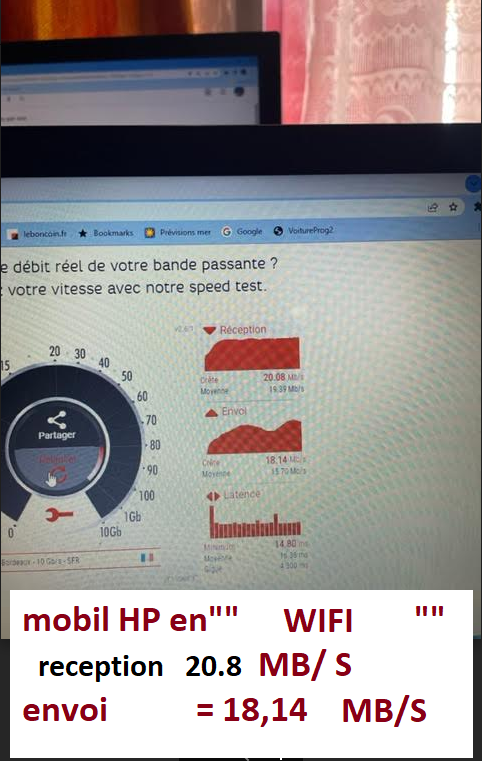 HP  mobil  en WIFI