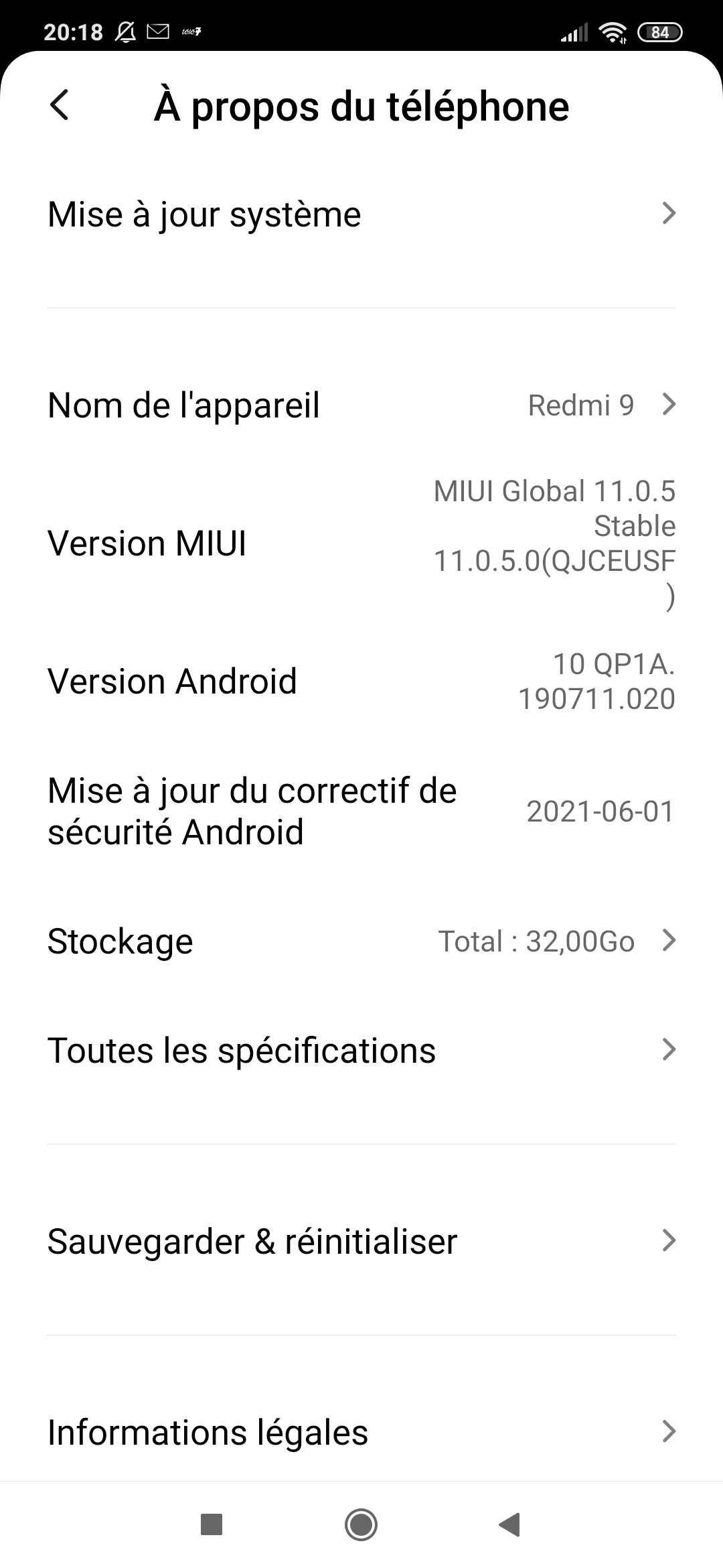 Résolu Tél Xioami Redmi 9 Nettoyeur La Communauté SFR