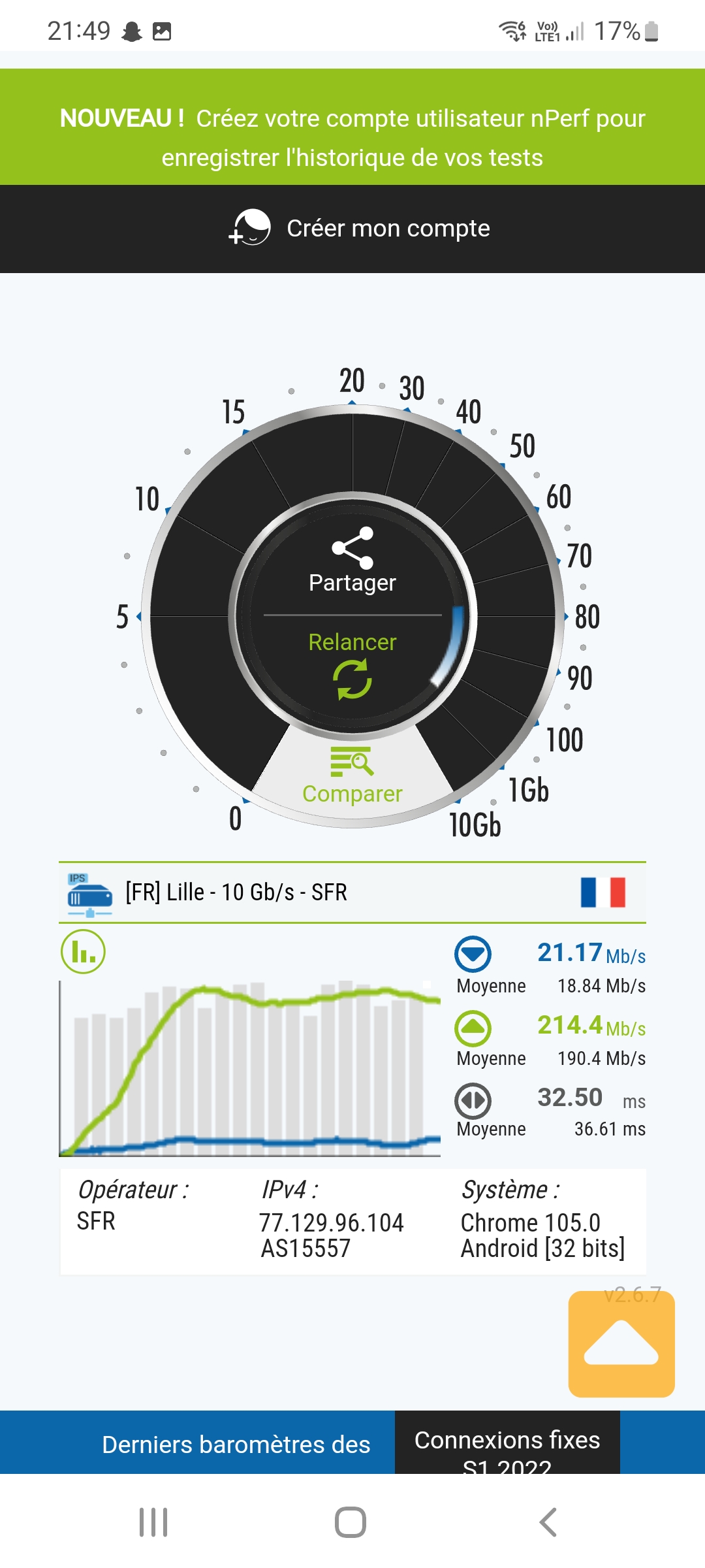 Résolu Pertes de debit fibre La Communauté SFR — free download
