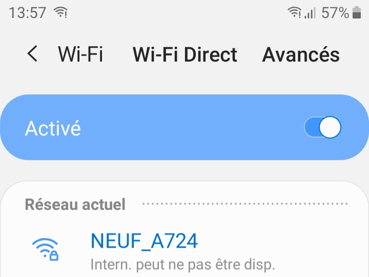 Résolu wifi sur box adsl paramétrage de mon portable La Communauté SFR
