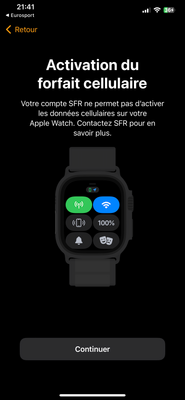 Apple watch best sale forfait cellulaire