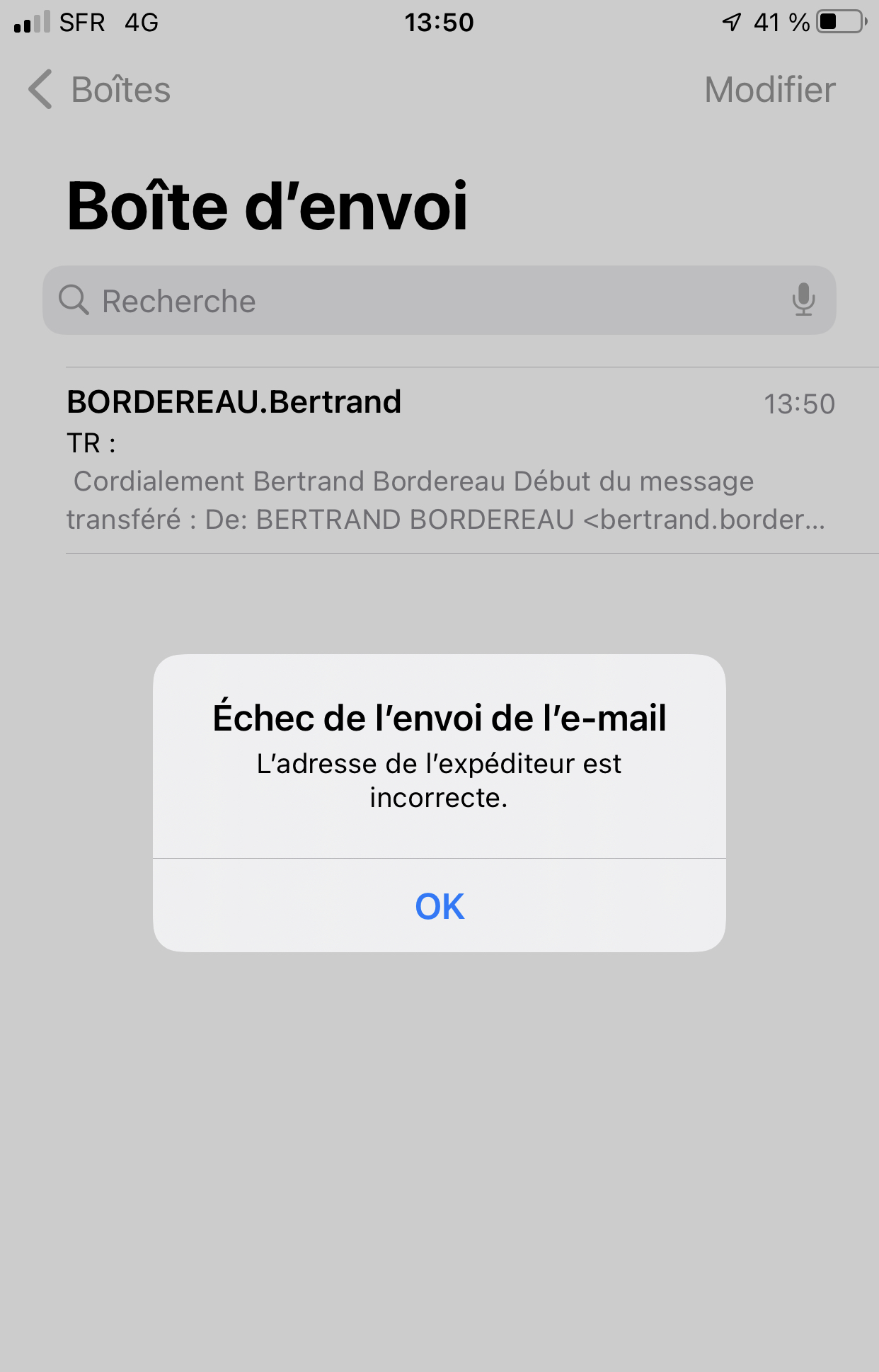 Résolu pourquoi trop de spam SFR_OUT_201 ? La Communauté SFR