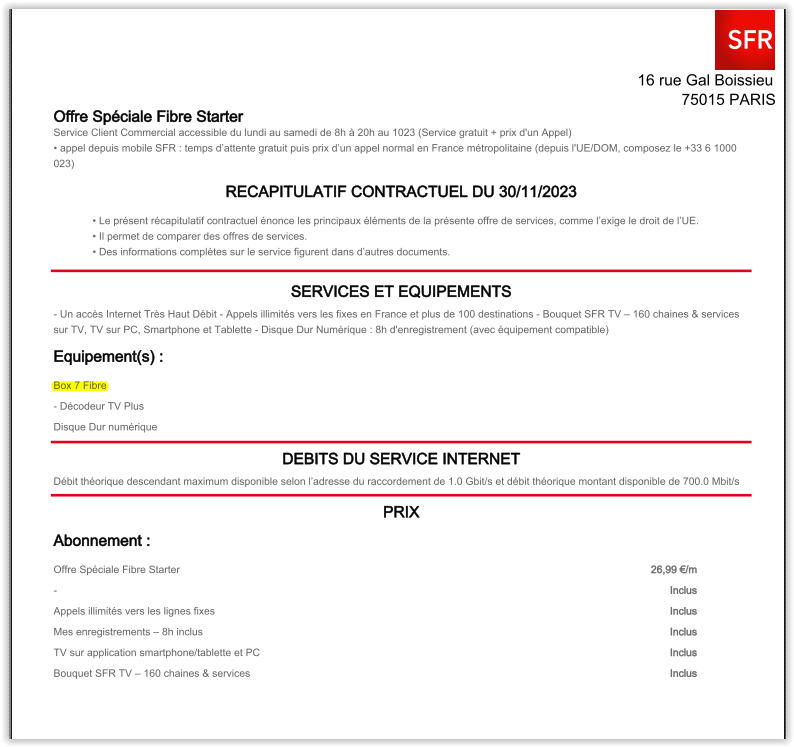 annuler le contrat avec SFR pour pratique malhonnê... La Communauté SFR