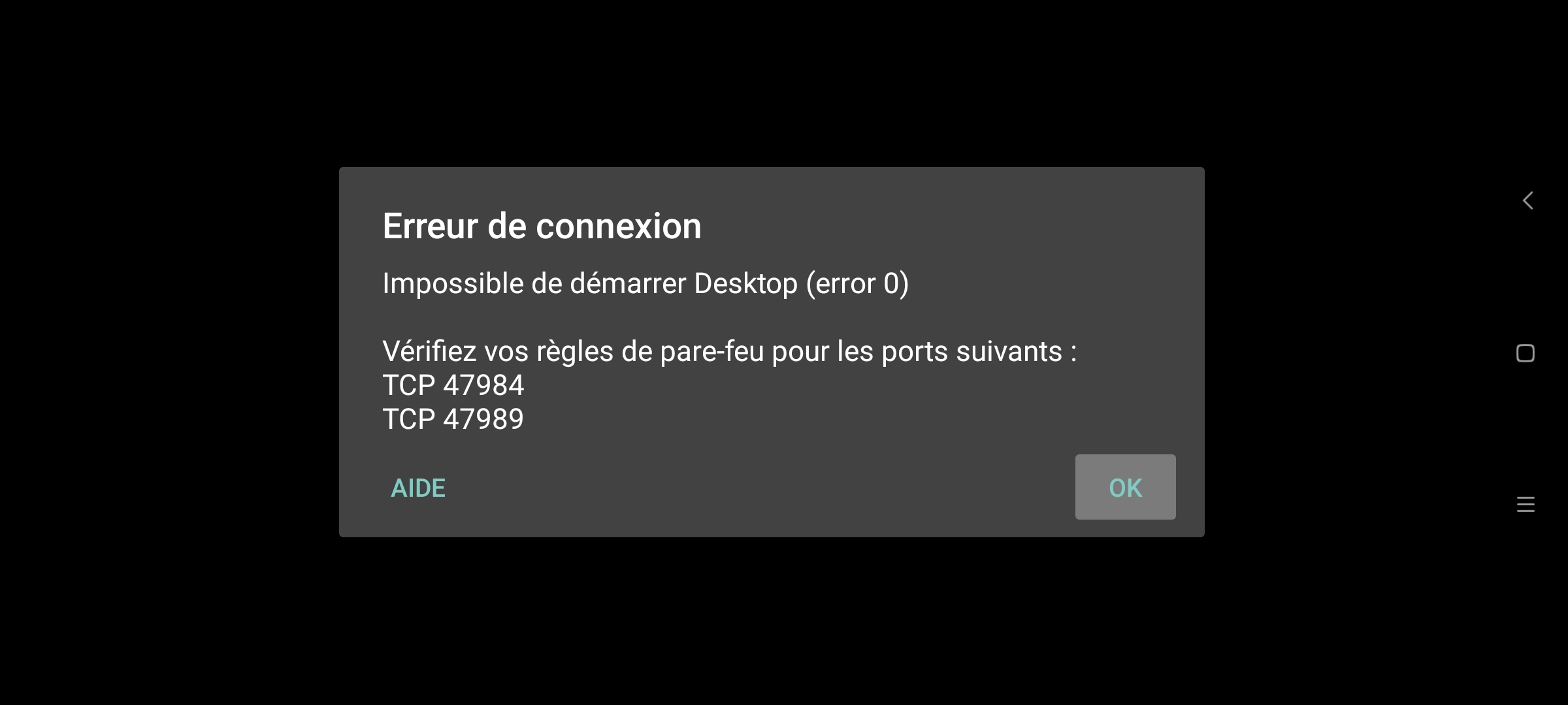 Ports TCP 47984 et 47989 bloqué - La Communauté SFR